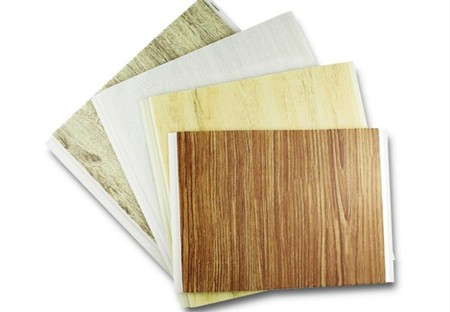 Wood laminated PVC panel