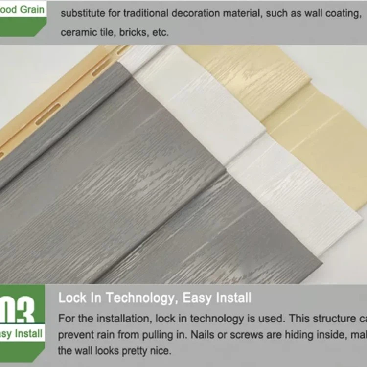 Außenwandverkleidung PVC Vinyl Abstellgleis